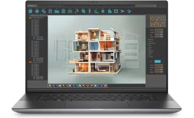 Station de Travail DELL Precision — Intel Core Ultra 7 165H / RTX 3500 Ada 12 Go GDDR6 / 64 Go LPDDR5X / 1 To / 16" FHD+