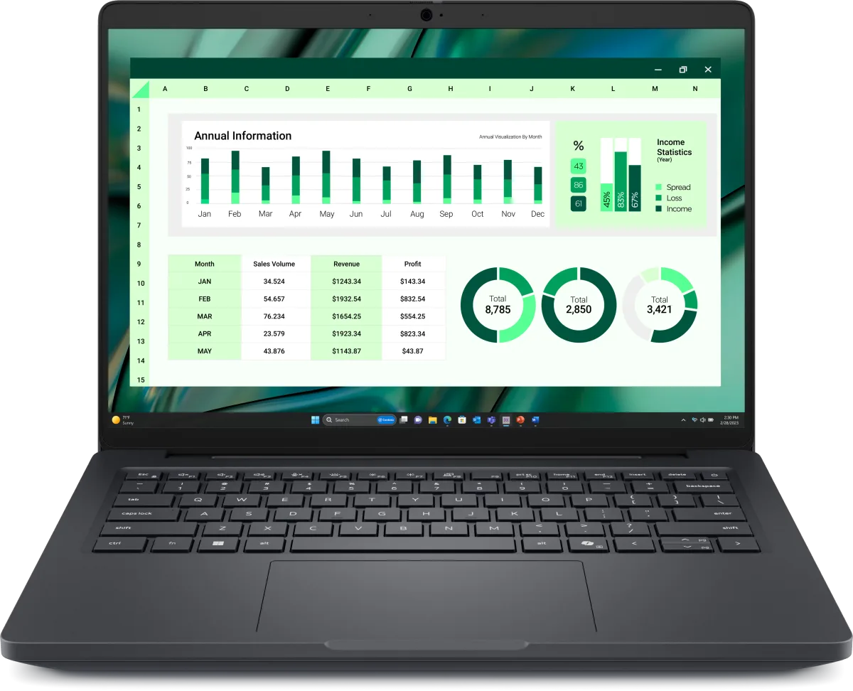 Station de Travail DELL Pro Max 14 MA14250 — Intel Core Ultra 7 265H / RTX PRO 2000 Blackwell / 32 Go / 1 To / 14" FHD+